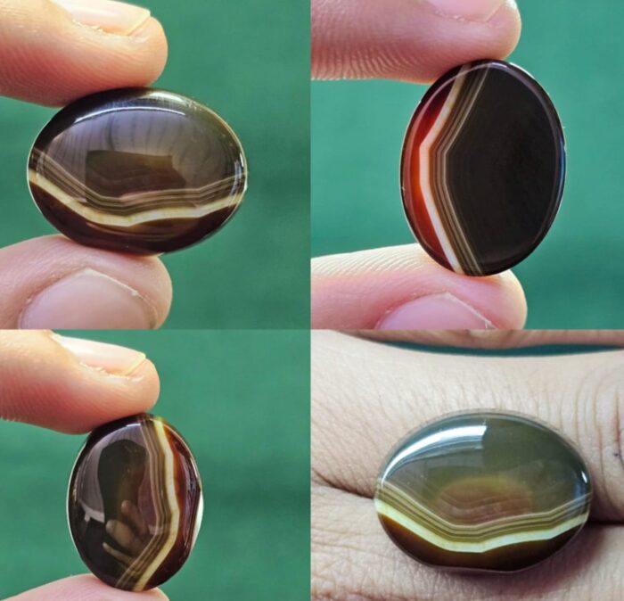Natural Banded Onyx Agate Stone – Premium Quality Gemstone