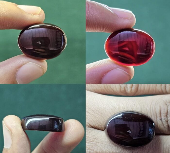 Natural Deep Red Garnet Gemstone - Premium Quality for Jewelry