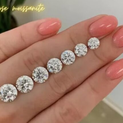Round Cut Moissanite Stones